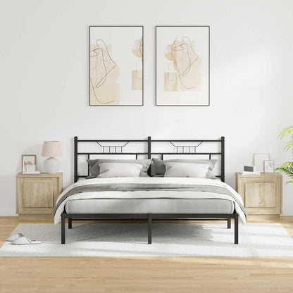 Nachttisch 2 pcs Sonoma Eiche 44 x 34.5 x 45 cm Holzwerkstoff