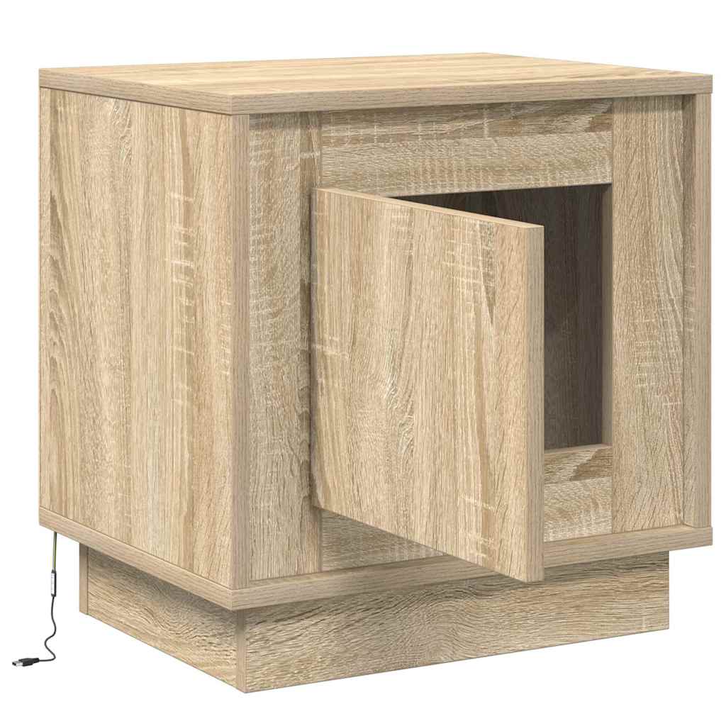 Nachttisch 2 pcs Sonoma Eiche 44 x 34.5 x 45 cm Holzwerkstoff