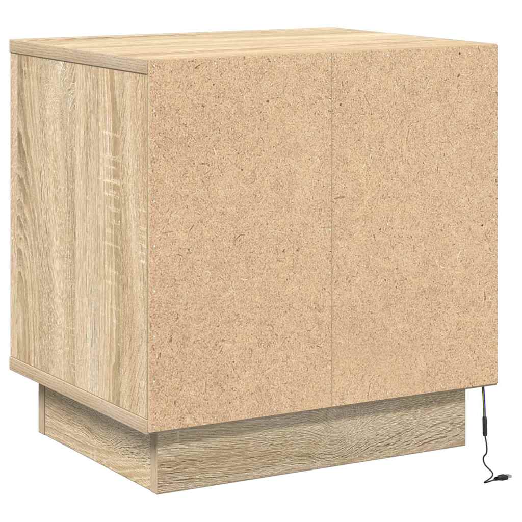 Nachttisch 2 pcs Sonoma Eiche 44 x 34.5 x 45 cm Holzwerkstoff