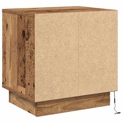 Nachttisch mit Altholz 44 x 34.5 x 45 cm Holzwerkstoff