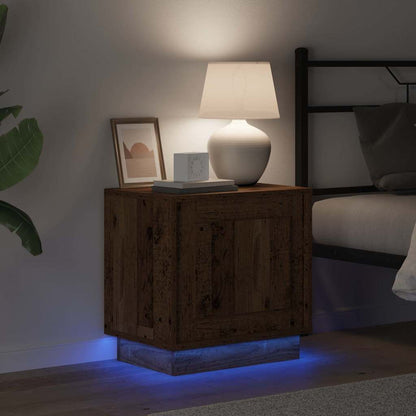 Nachttisch mit 2 pcs Altholz 44 x 34.5 x 45 cm Holzwerkstoff