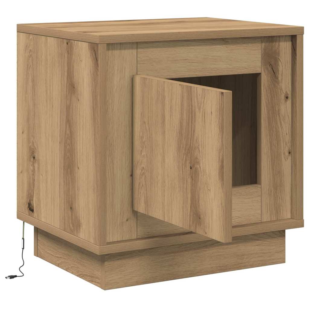 Nachttisch mit Artisan Eiche 44 x 34.5 x 45 cm Holzwerkstoff