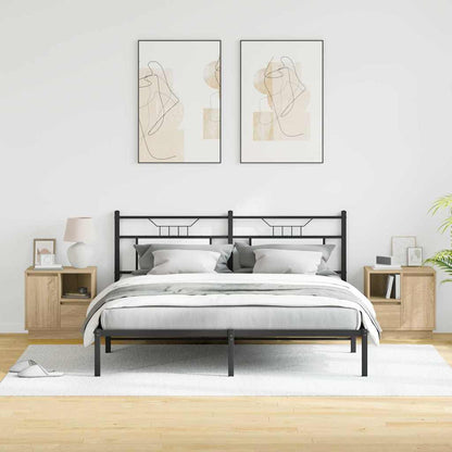 Nachttisch 2 pcs Sonoma Eiche 50 x 34,5 x 50 cm Holzwerkstoff