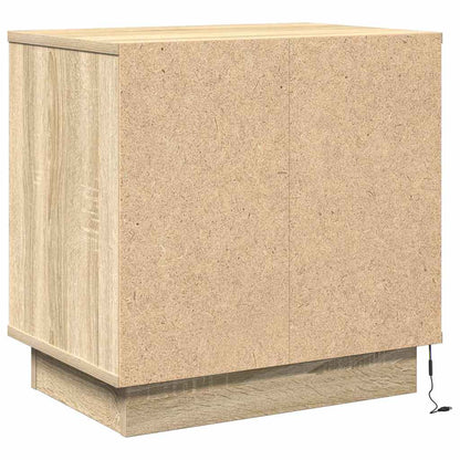 Nachttisch 2 pcs Sonoma Eiche 50 x 34,5 x 50 cm Holzwerkstoff