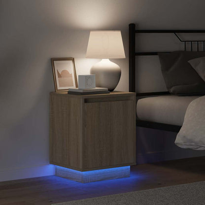 Nachttisch mit Sonoma-Eiche 39 x 34,5 x 50 cm Holzwerkstoff