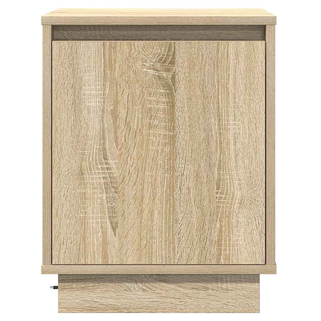 Nachttisch 2 pcs Sonoma-Eiche 39 x 34,5 x 50 cm Holzwerkstoff