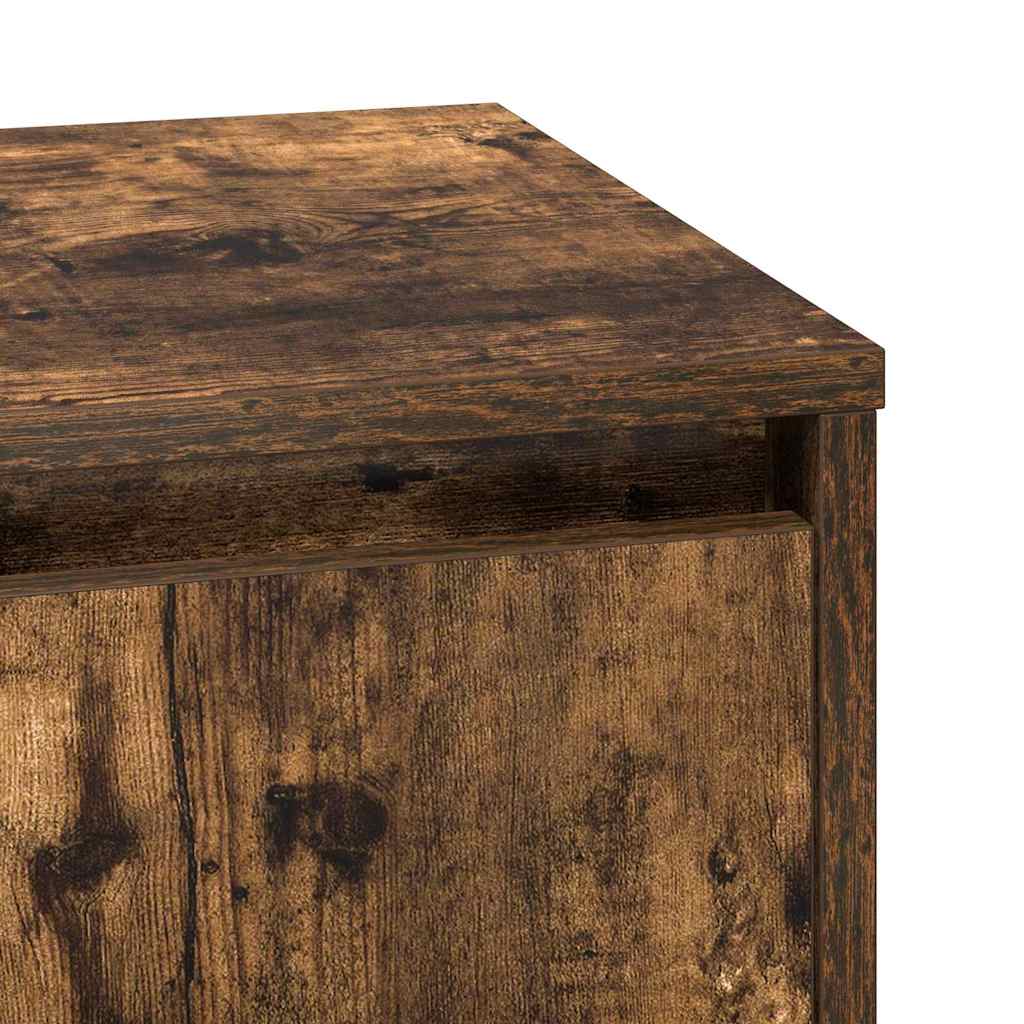 Nachttisch mit Räuchereiche 39 x 34,5 x 50 cm Holzwerkstoff