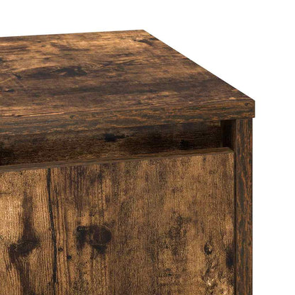 Nachttisch mit Räuchereiche 39 x 34,5 x 50 cm Holzwerkstoff