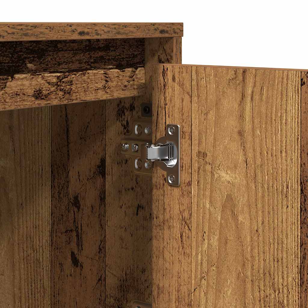 Nachttisch mit Altholz 39 x 34,5 x 50 cm Holzwerkstoff