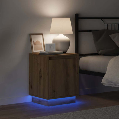 Nachttisch mit Artisan-Eiche 39 x 34,5 x 50 cm Holzwerkstoff