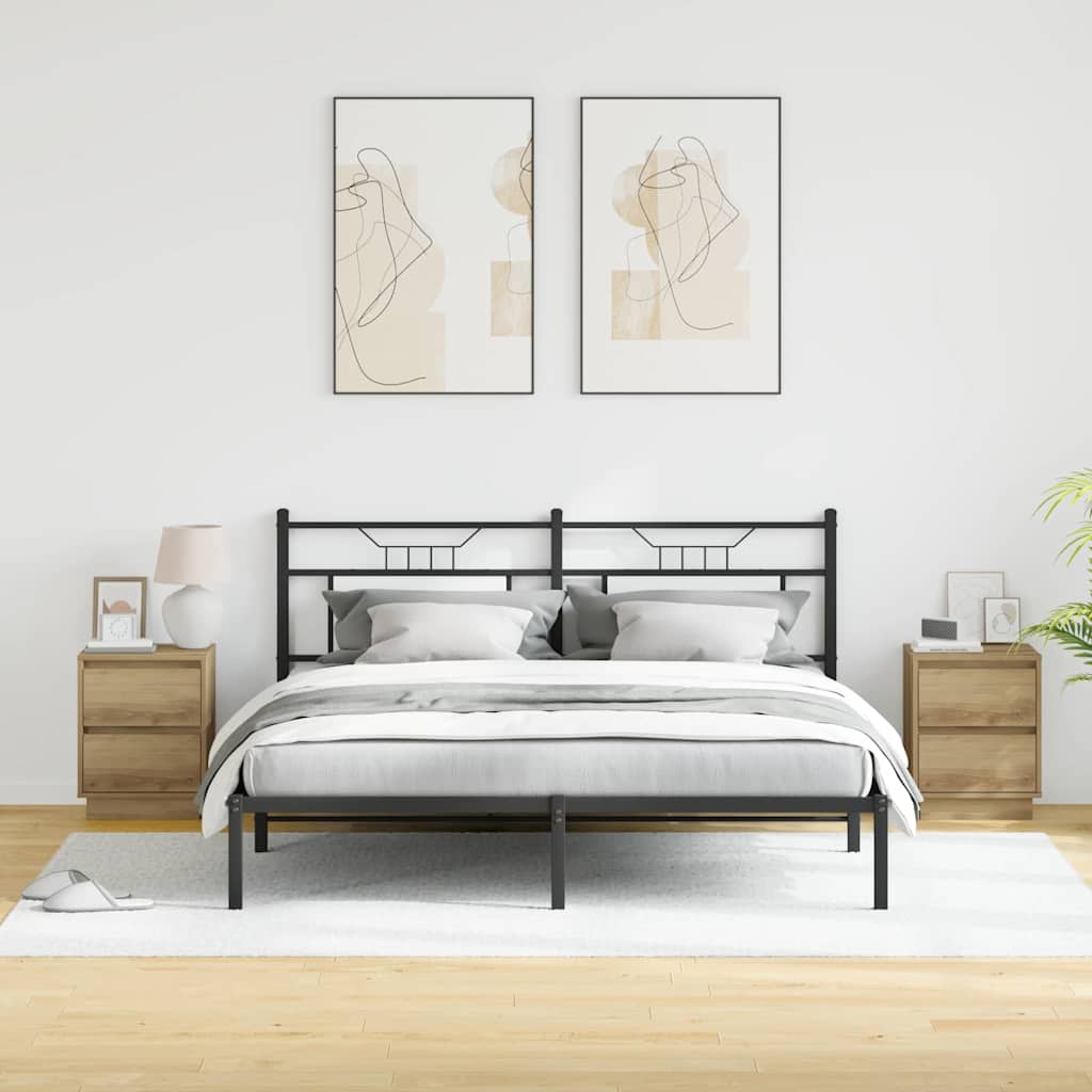 Nachttisch 2 pcs Artisan-Eiche 39 x 34,5 x 50 cm Holzwerkstoff