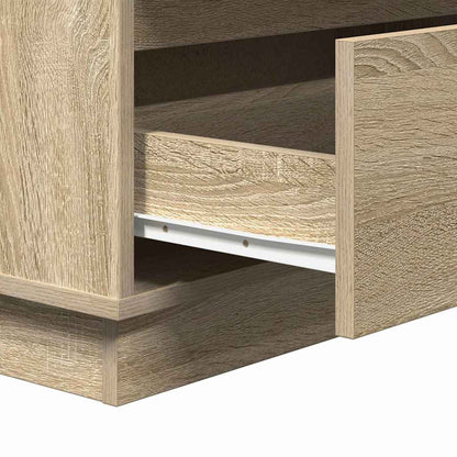 Nachttisch mit Sonoma Eiche 71 x 34,5 x 75 cm Holzwerkstoff