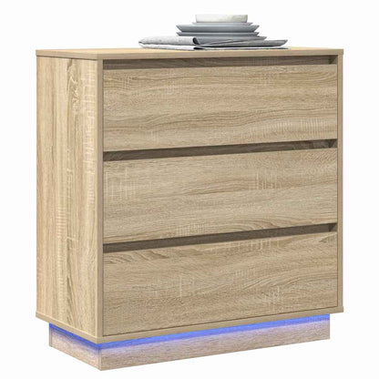 Nachttisch mit Sonoma Eiche 71 x 34,5 x 75 cm Holzwerkstoff