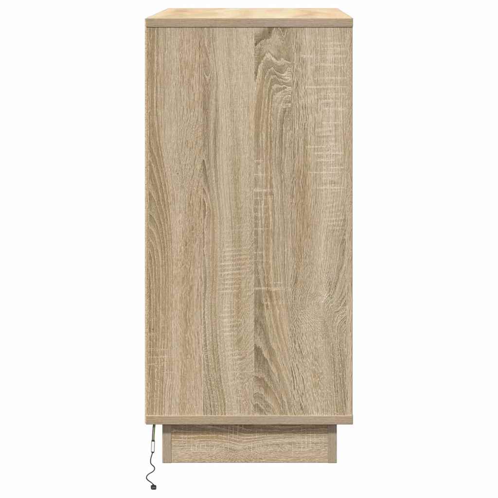 Nachttisch mit Sonoma Eiche 71 x 34,5 x 75 cm Holzwerkstoff