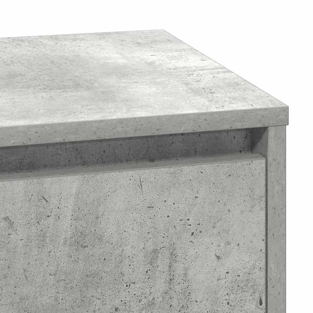 Nachttisch mit Beton Grau 71 x 34,5 x 75 cm Holzwerkstoff
