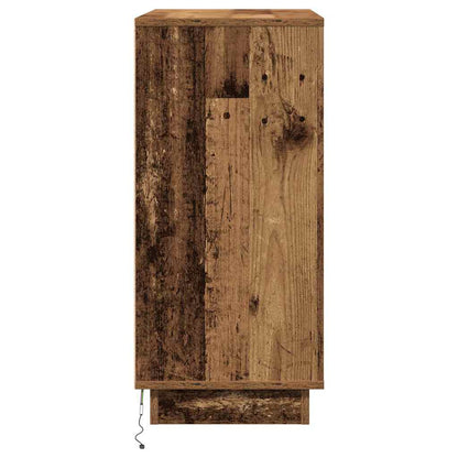 Nachttisch mit Altholz 71 x 34,5 x 75 cm Holzwerkstoff