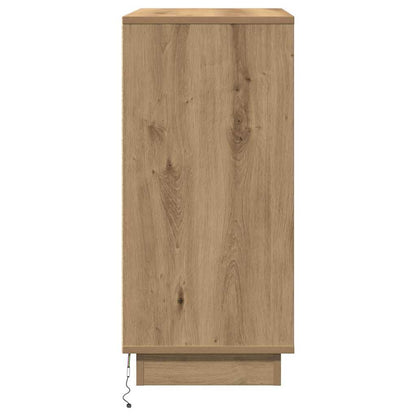 Nachttisch Eiche handwerklich 71 x 34,5 x 75 cm Holzwerkstoff