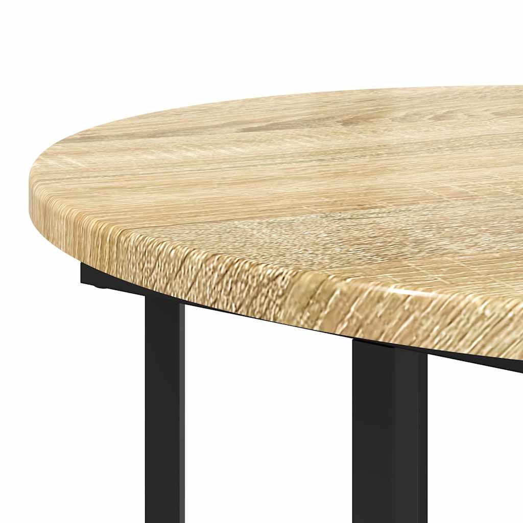 Beistelltisch-Set 2 pcs Braun 50 x 50 x 50,5 cm Holzwerkstoff