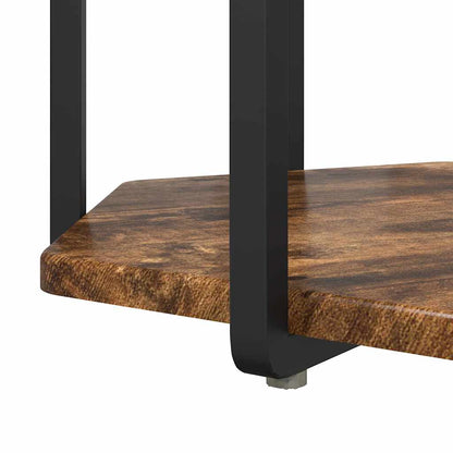 Beistelltisch-Set 2 pcs Braun 50 x 50 x 50,5 cm Holzwerkstoff