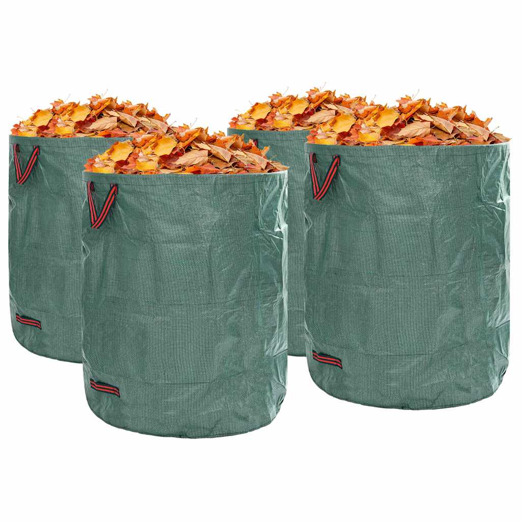 Gartenmüllsäcke 4 pcs Grün 79 x 79 x 99.5 cm Polypropylen