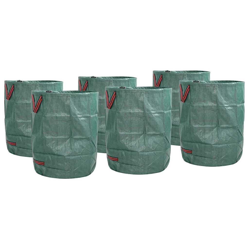 Gartenmüllsäcke 12 pcs Grün 66 x 66 x 83.5 cm Polypropylen