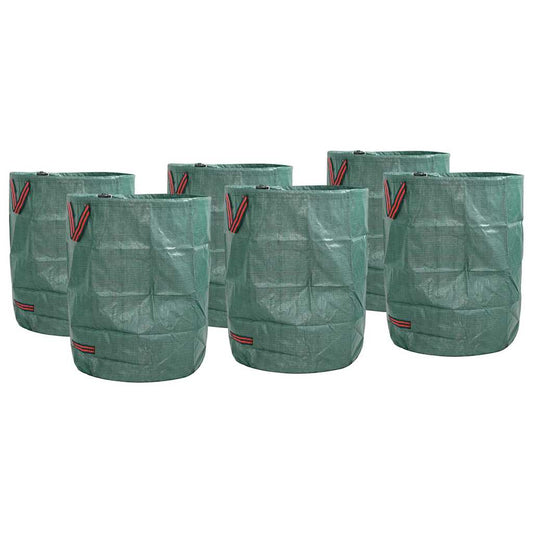 Gartenmüllsäcke 12 pcs Grün 66 x 66 x 83.5 cm Polypropylen