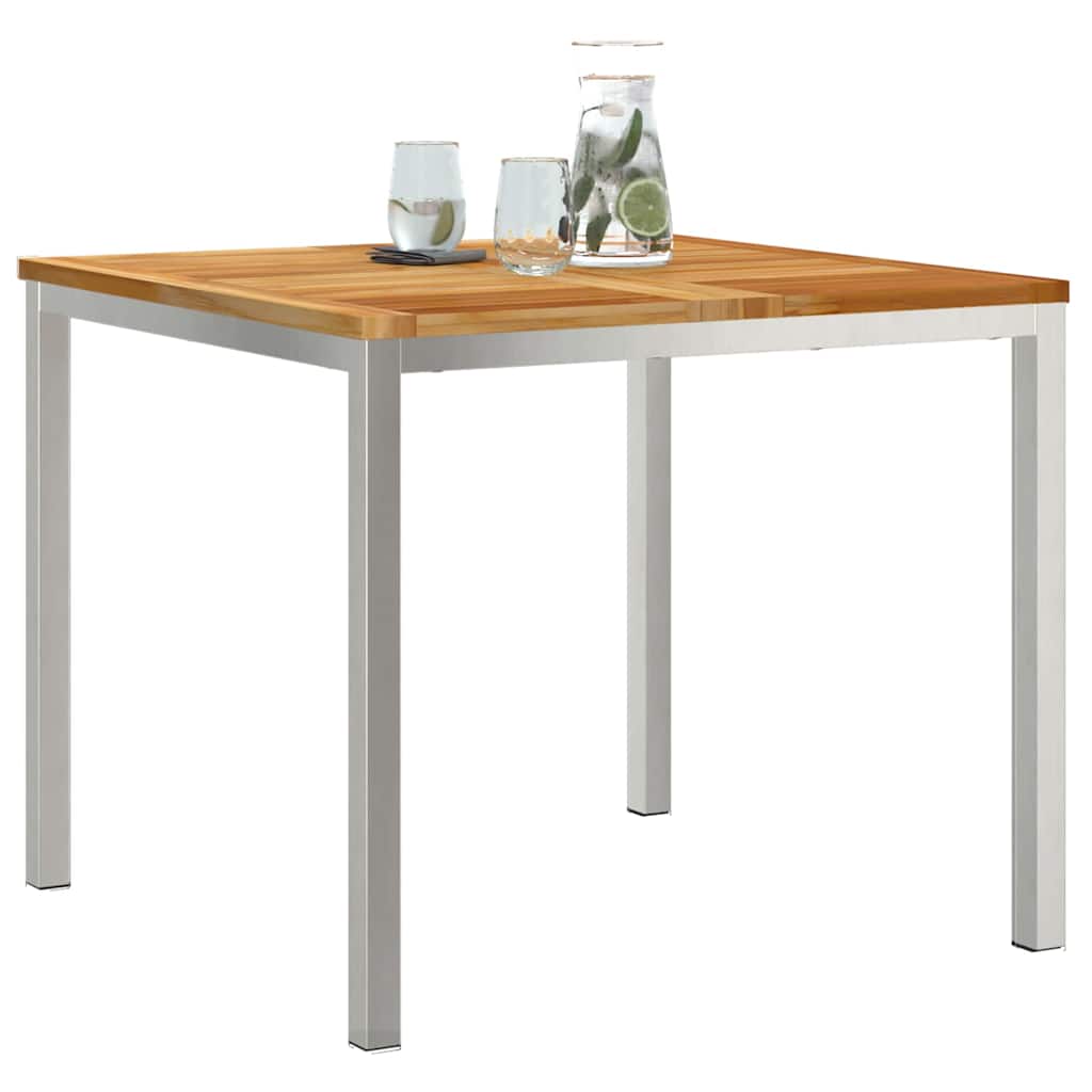 Esstischfürdraußen Braun 200x90x75cm Massives Teakholz