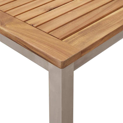 Esstischfürdraußen Braun 200x90x75cm Massives Teakholz