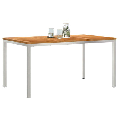 Esstischfürdraußen Braun 200x90x75cm Massives Teakholz