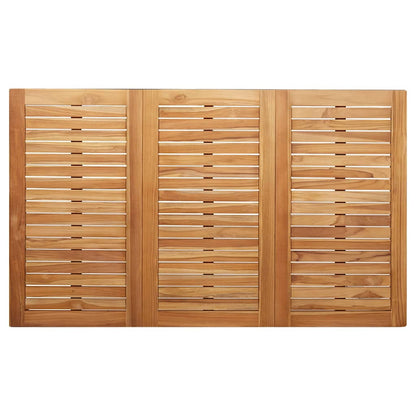 Esstischfürdraußen Braun 200x90x75cm Massives Teakholz