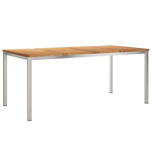 Esstischfürdraußen Braun 200x90x75cm Massives Teakholz