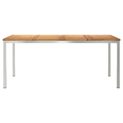 Esstischfürdraußen Braun 200x90x75cm Massives Teakholz