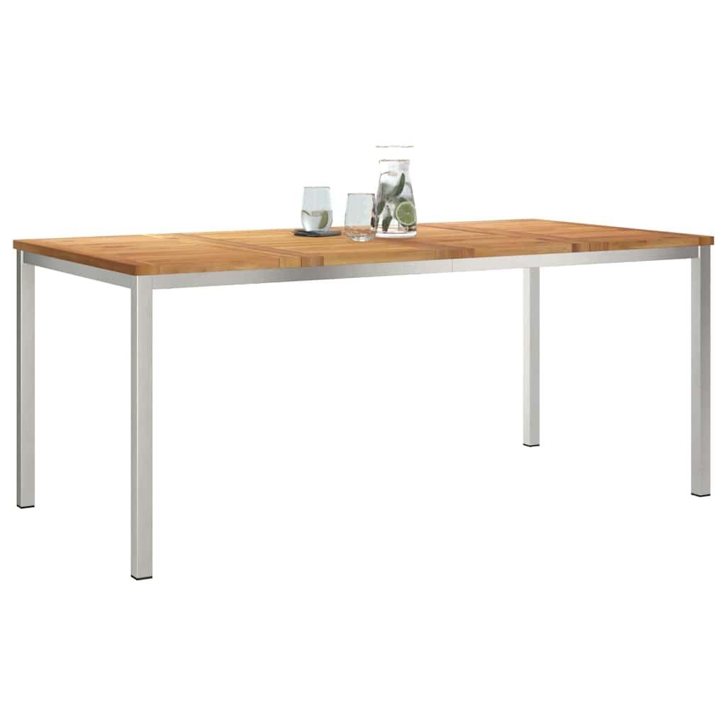 Esstischfürdraußen Braun 200x90x75cm Massives Teakholz
