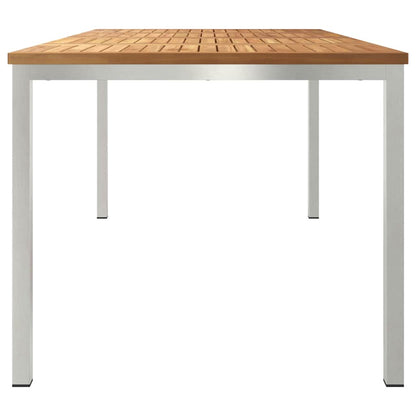 Esstischfürdraußen Braun 200x90x75cm Massives Teakholz
