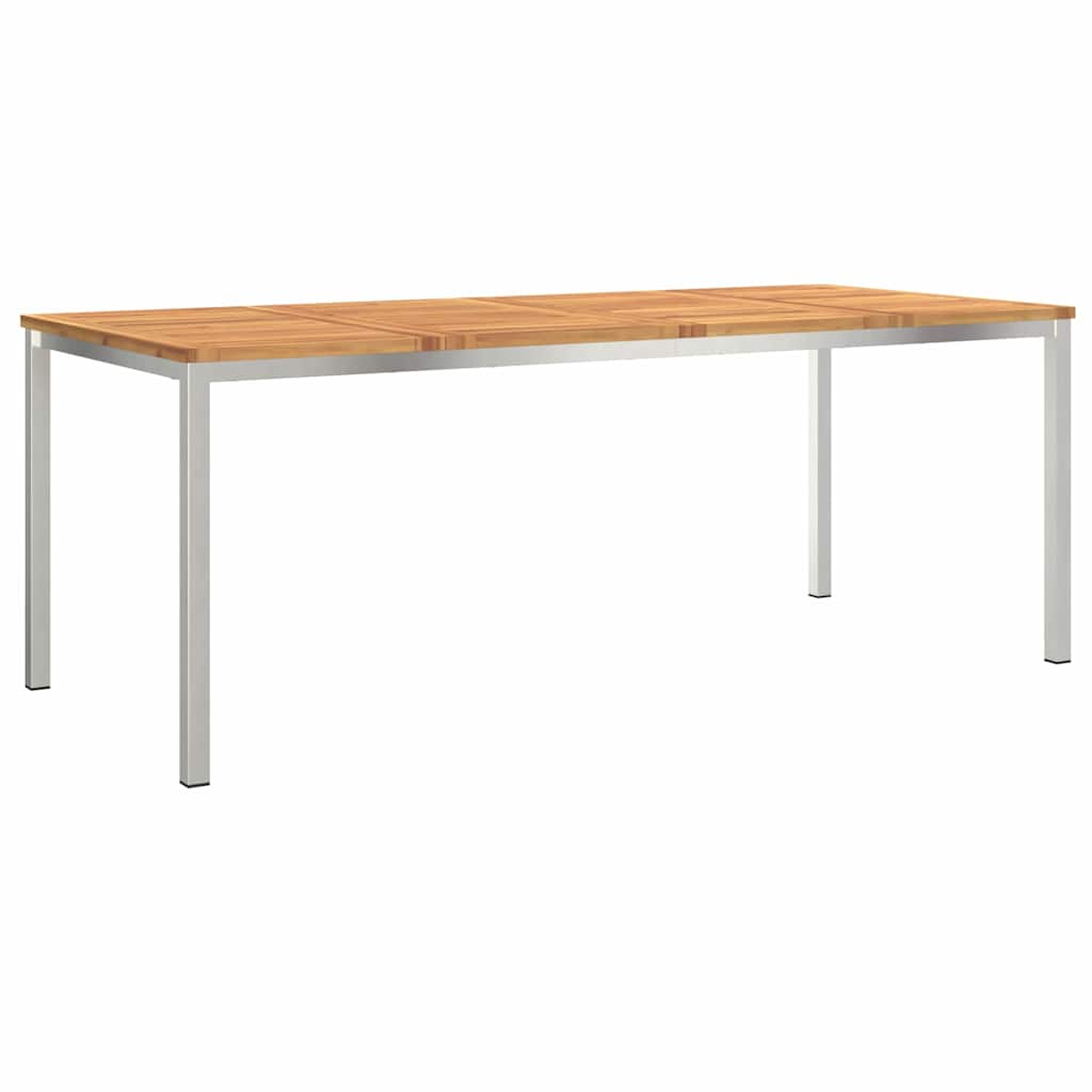 Esstischfürdraußen Braun 200x90x75cm Massives Teakholz