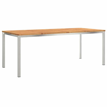 Esstischfürdraußen Braun 200x90x75cm Massives Teakholz