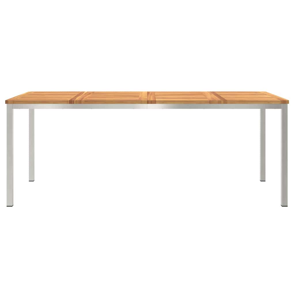 Esstischfürdraußen Braun 200x90x75cm Massives Teakholz