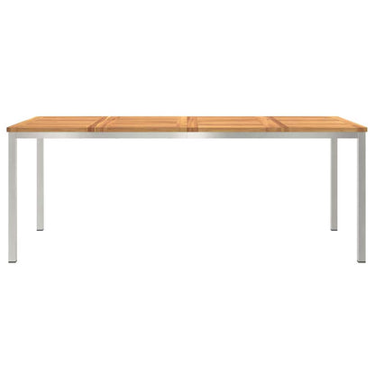 Esstischfürdraußen Braun 200x90x75cm Massives Teakholz