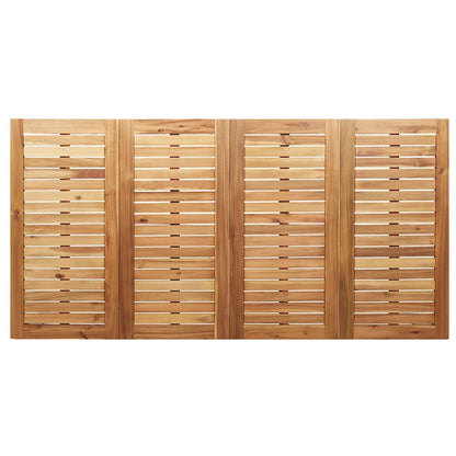 Esstischfürdraußen Braun 200x90x75cm Massives Teakholz