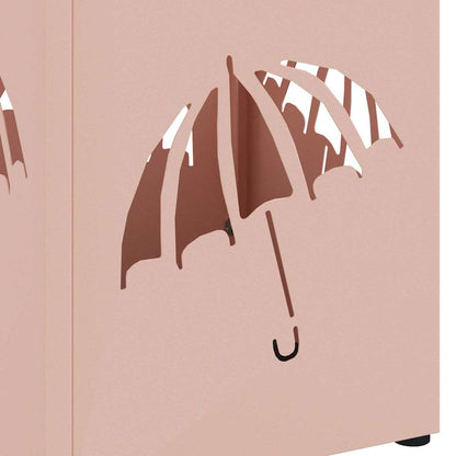 Sonnenschirmhalter Rosa 15,5 x 15,5 x 49 cm Metall