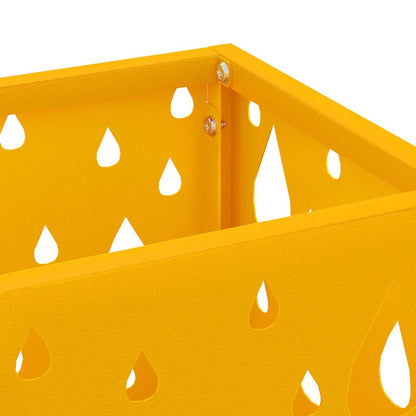 Sonnenschirmhalter Senf 15,5 x 15,5 x 49 cm Metall