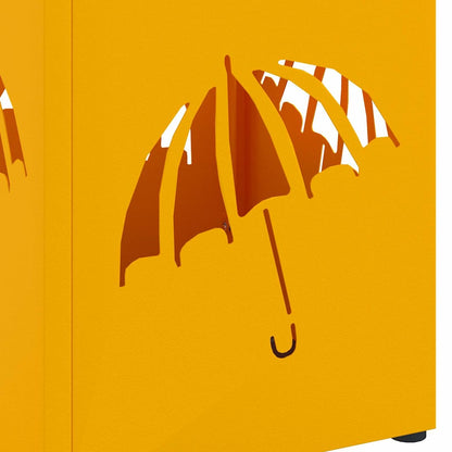 Sonnenschirmhalter Senf 15,5 x 15,5 x 49 cm Metall