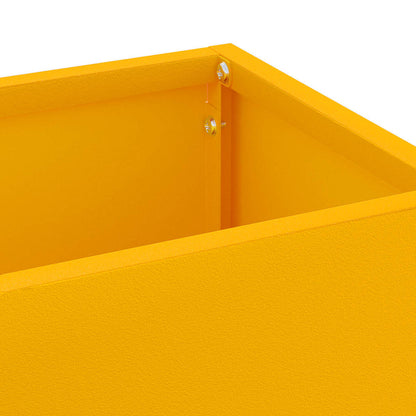 Sonnenschirmhalter Senf 15,5 x 15,5 x 49 cm Metall