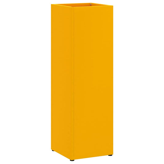 Sonnenschirmhalter Senf 15,5 x 15,5 x 49 cm Metall