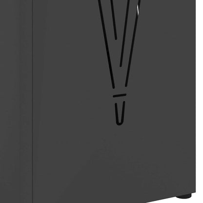 Sonnenschirmhalter Schwarz 15,5 x 15,5 x 49 cm Metall