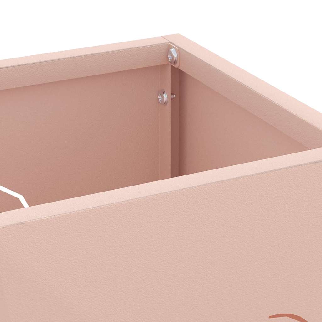 Sonnenschirmhalter Rosa 15,5 x 15,5 x 49 cm Metall