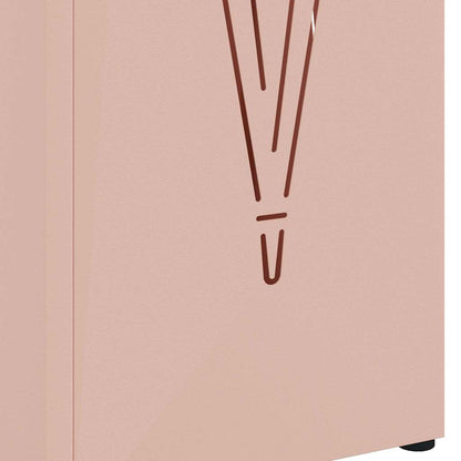 Sonnenschirmhalter Rosa 15,5 x 15,5 x 49 cm Metall