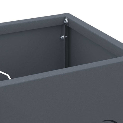 Sonnenschirmhalter Anthrazit 15,5 x 15,5 x 49 cm Metall