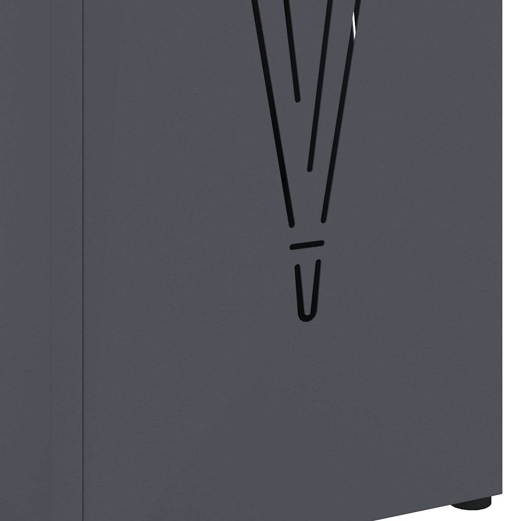 Sonnenschirmhalter Anthrazit 15,5 x 15,5 x 49 cm Metall