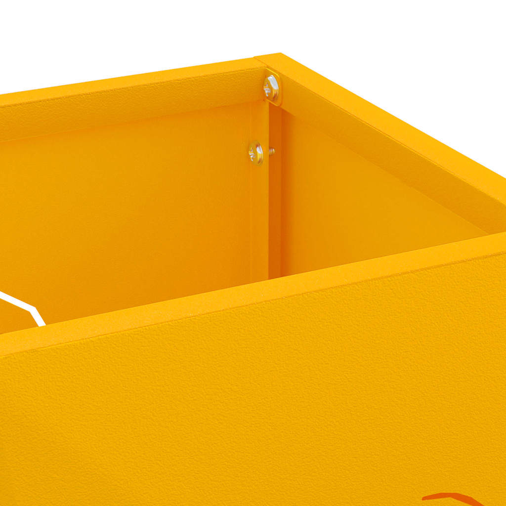 Sonnenschirmhalter Senf 15,5 x 15,5 x 49 cm Metall